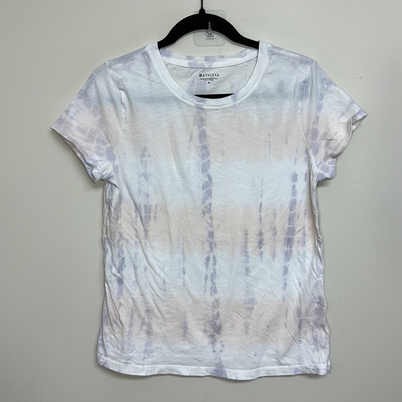 Athleta Organic Daily Printed Tee Kai Ballerina Gown Medium - Picture 2 of 6